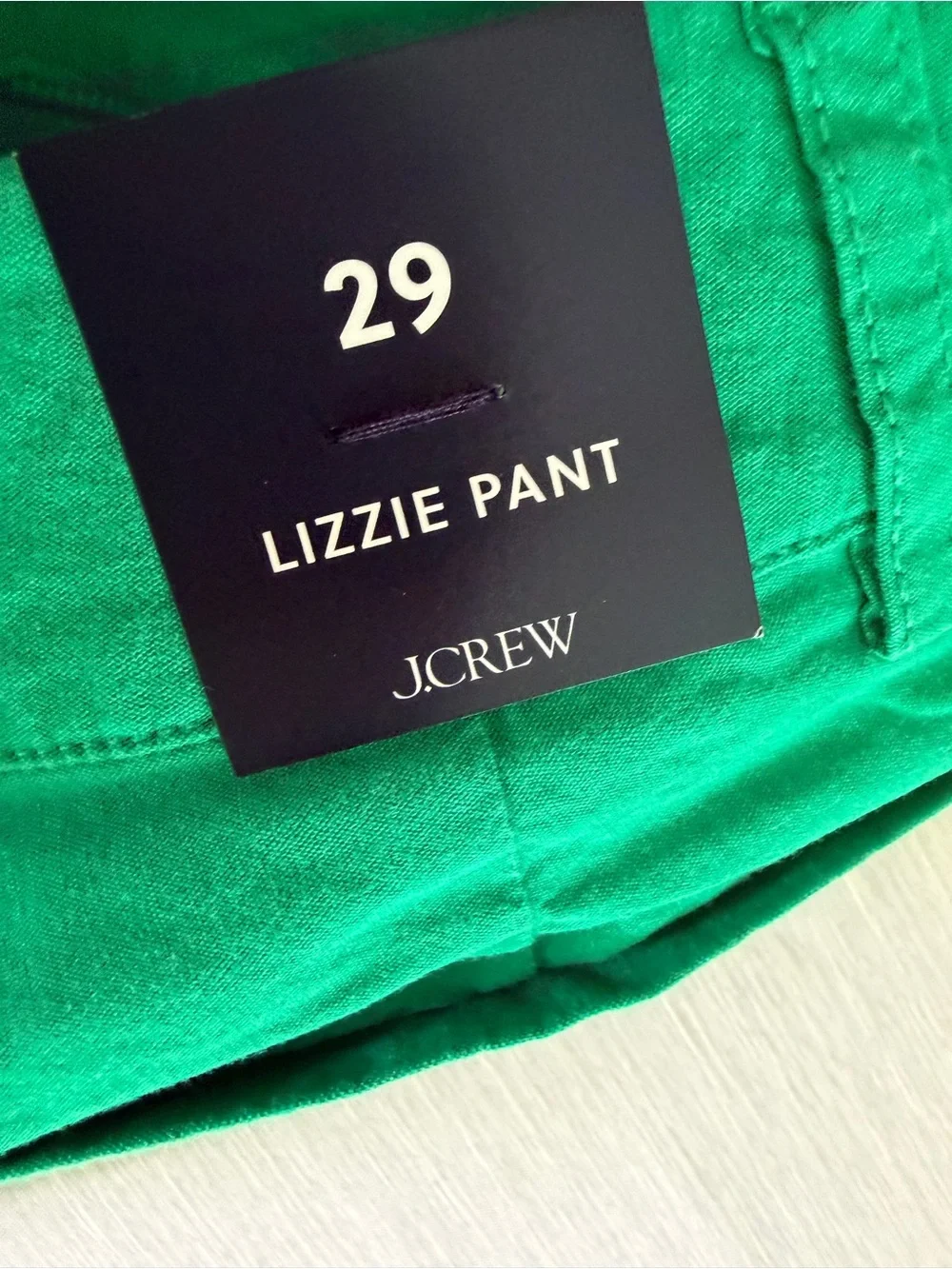 J.Crew Lizzie High Rise Patch Pocket Wide Leg Pant Emerald Berry Size 29 NWT